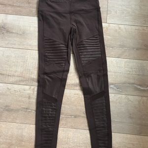 ALO YOGA moto leggings. Worn once!